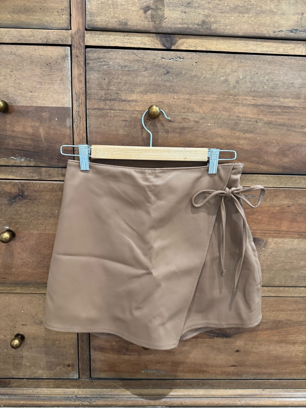 Abercrombie leather skort!